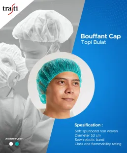Haircap Topi Bulat Dengan Inner Box