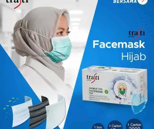 Facemask Masker Trasti 3 Ply - Hijab 1 d8579471_4f38_411a_a277_f93596bd58ae