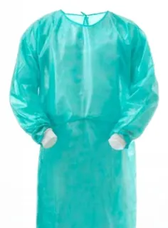 Gown Gown Laminasi Hijau