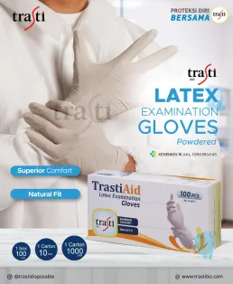 Gloves Latex Gloves Powder Standar