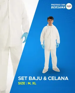 Gown Set Baju Celana Size M XL